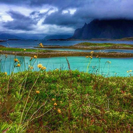 Lofoten Beach Glamping Skrova Buitenkant foto